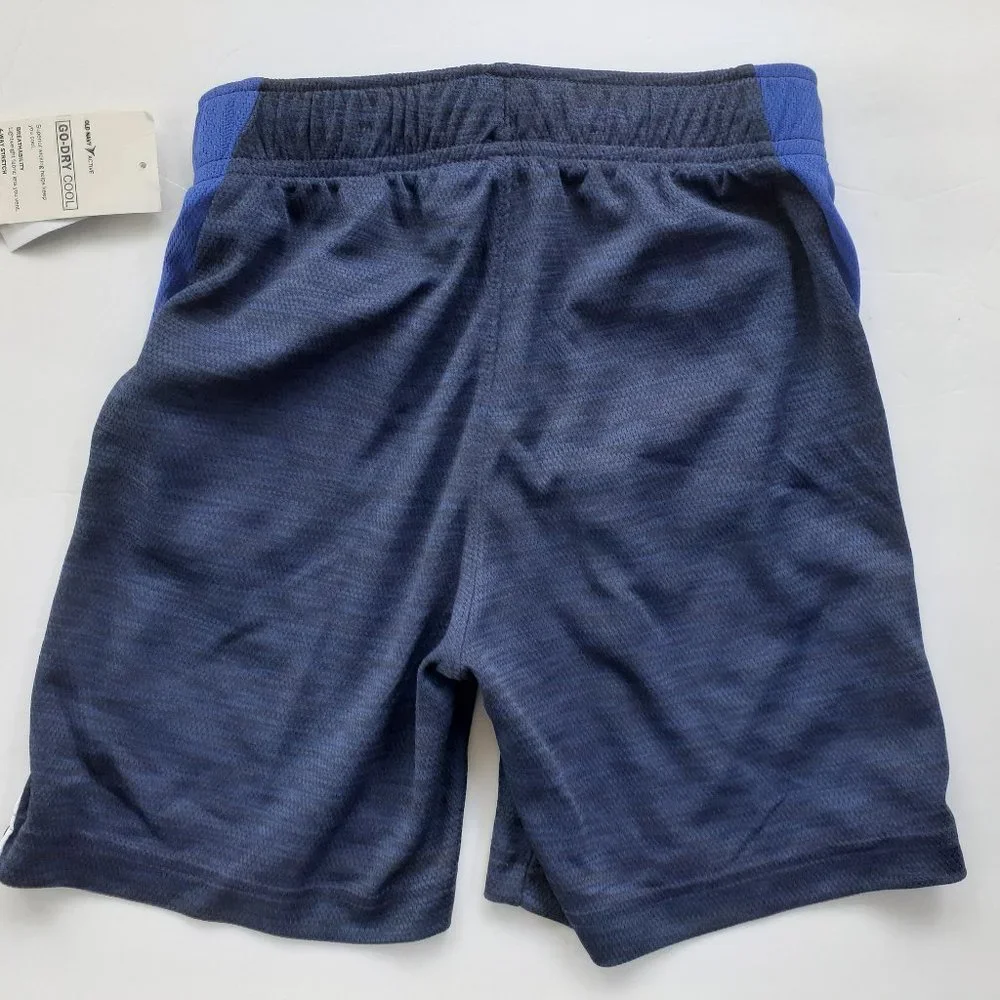 Old Navy Boys Shorts Blue Active Athletic Gym Size 5 New